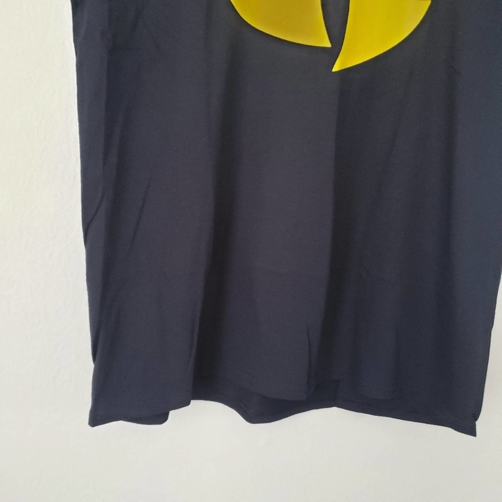 NEW Wu Tang Graphic Logo Black Yellow Crewneck  Band T-Shirt Top - Picture 8 of 8